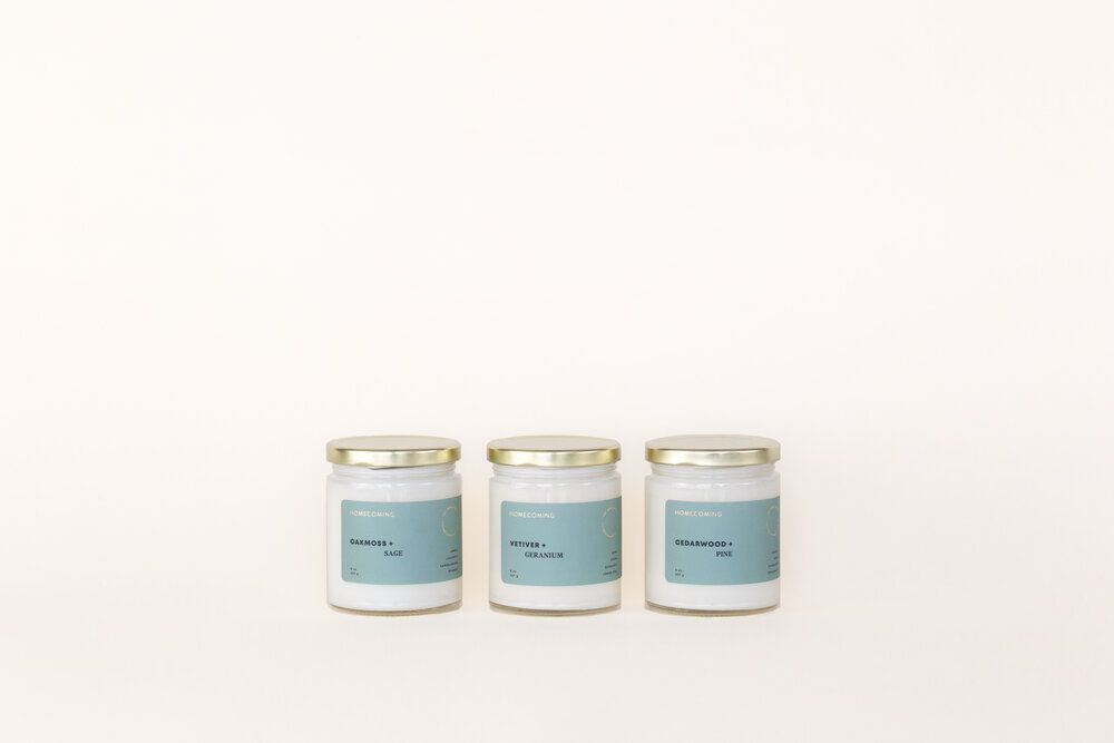 Homecoming Candles 31: Product Hero Images