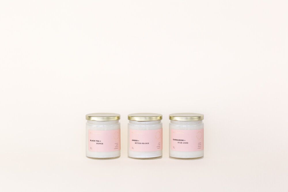 Homecoming Candles 32: Product Hero Images