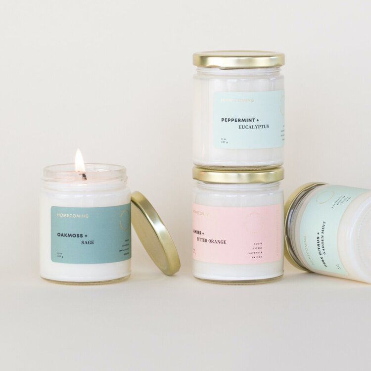 Homecoming Candles 33: Product Hero Images