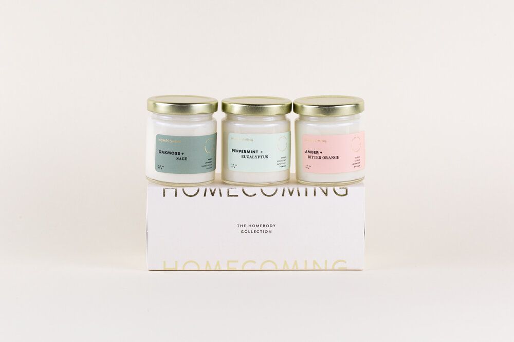 Homecoming Candles 36: Packaging