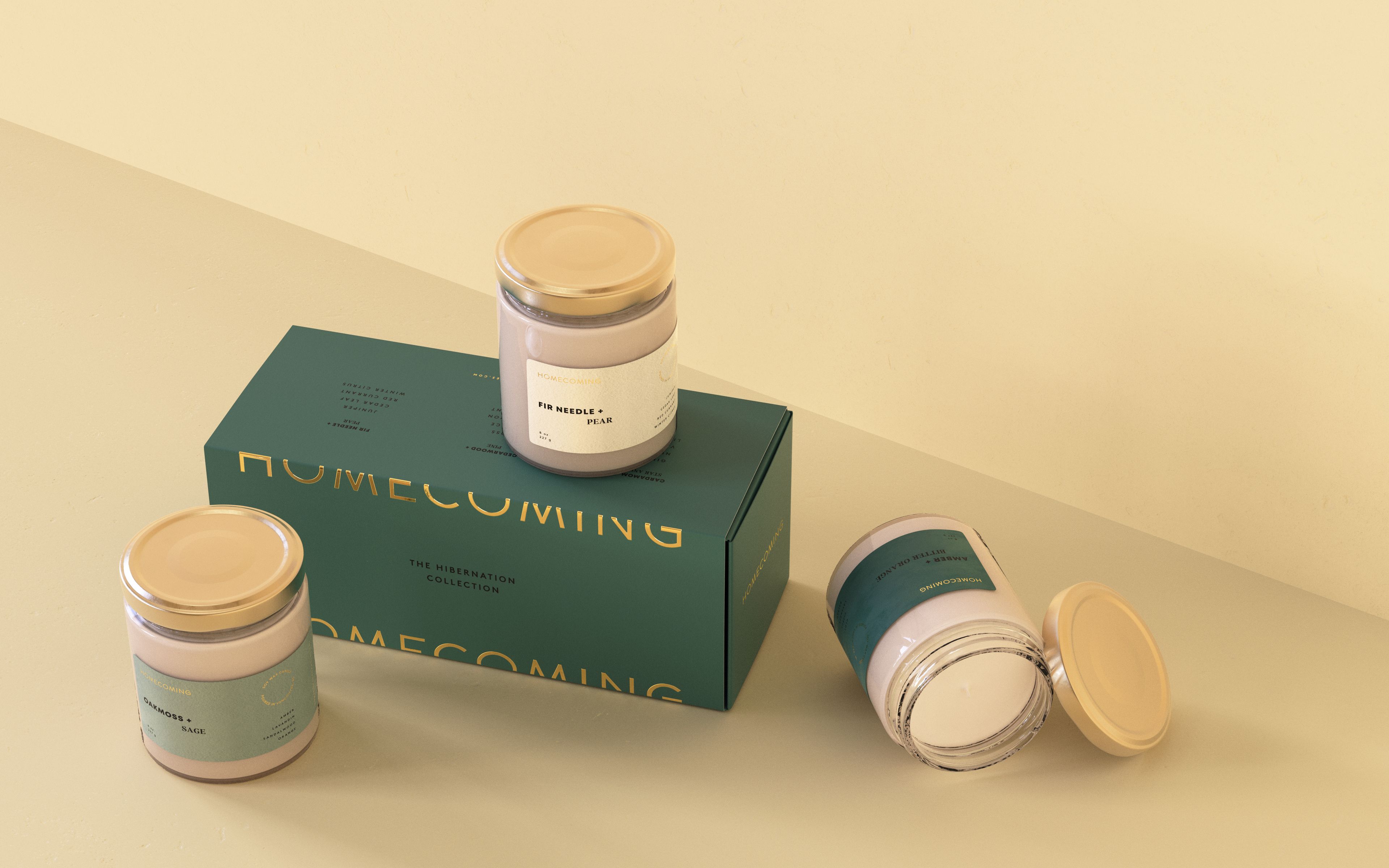 Packaging for Homecoming Candles 6