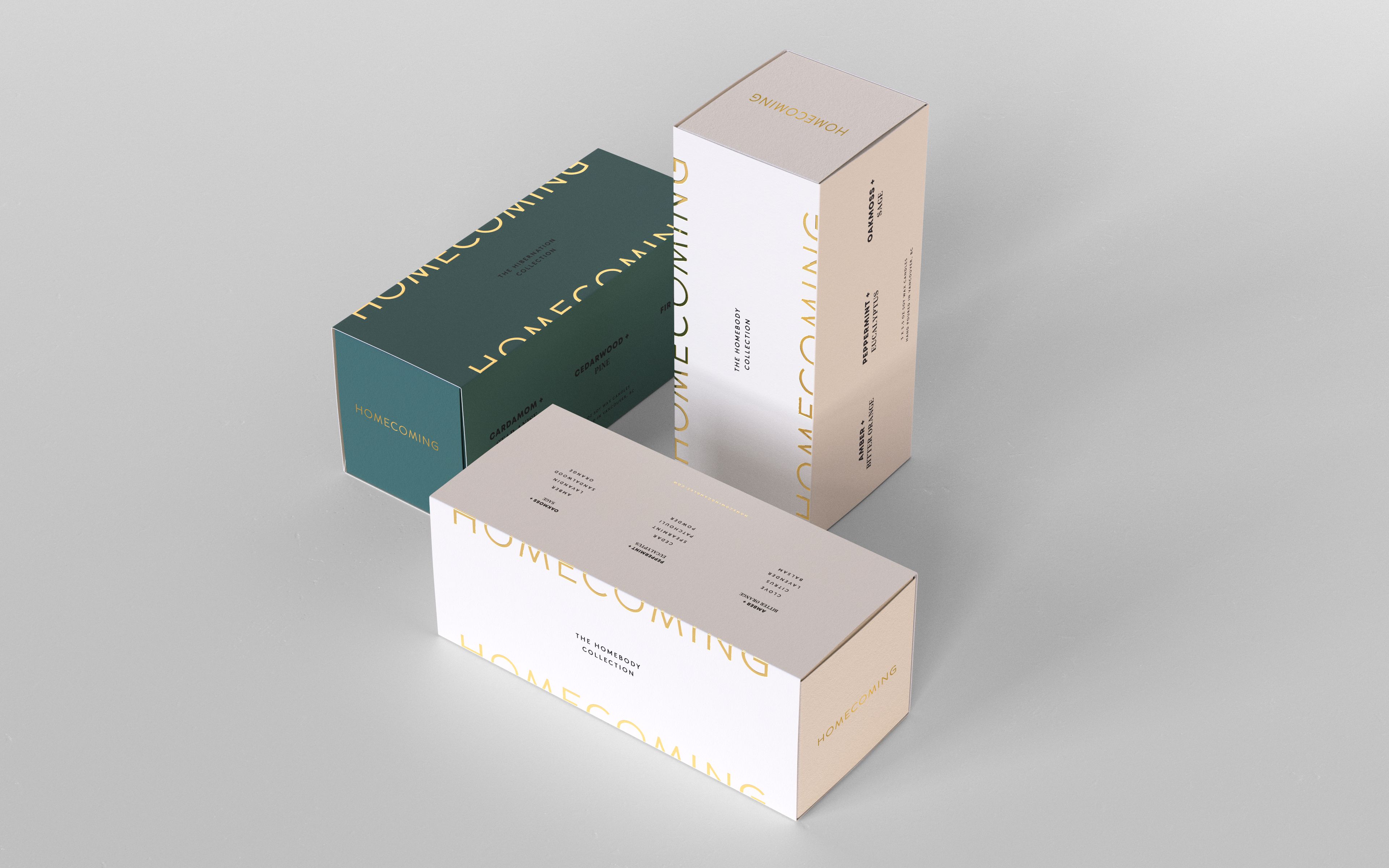 Packaging for Homecoming Candles 9