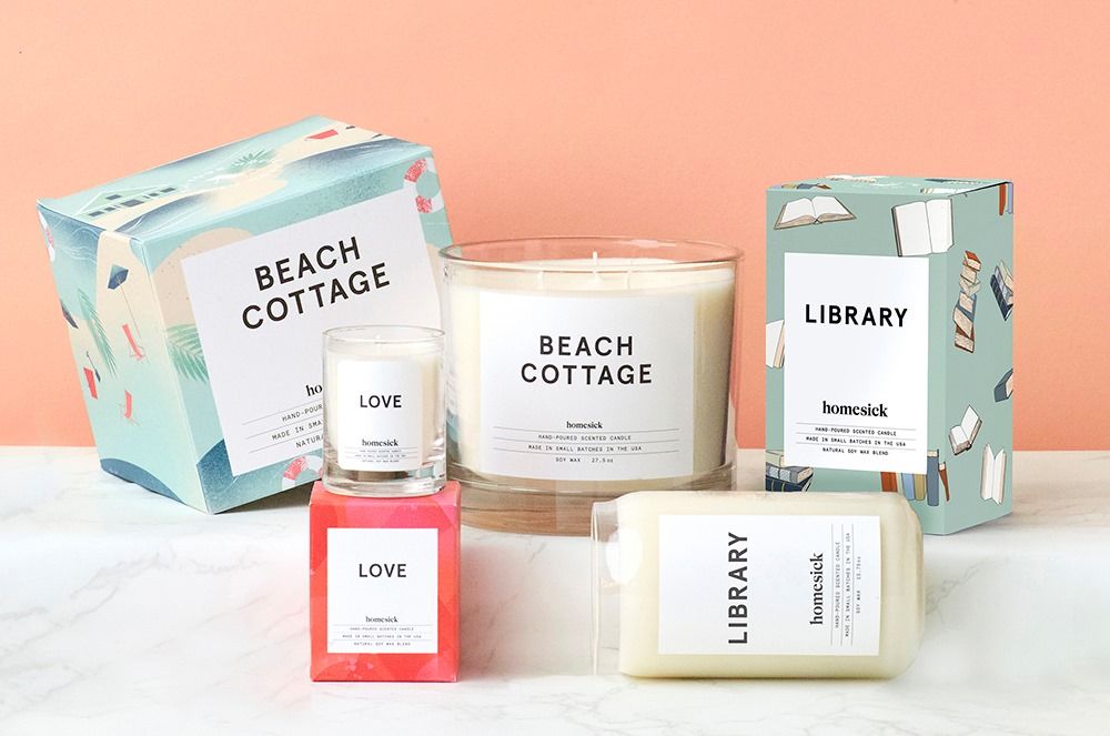 Homesick Candles 26: Packaging
