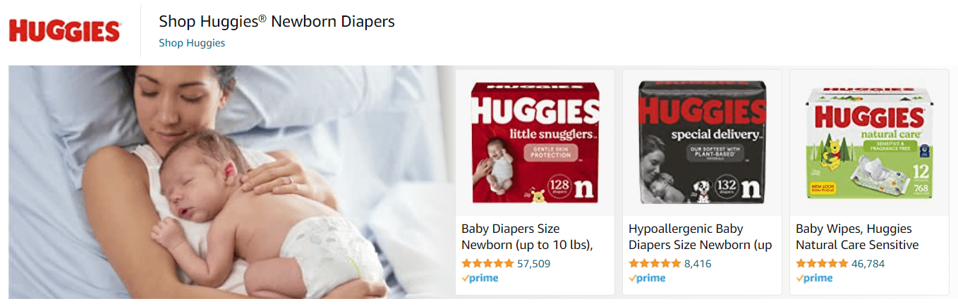 Huggies: Ad - Sponsored Brand