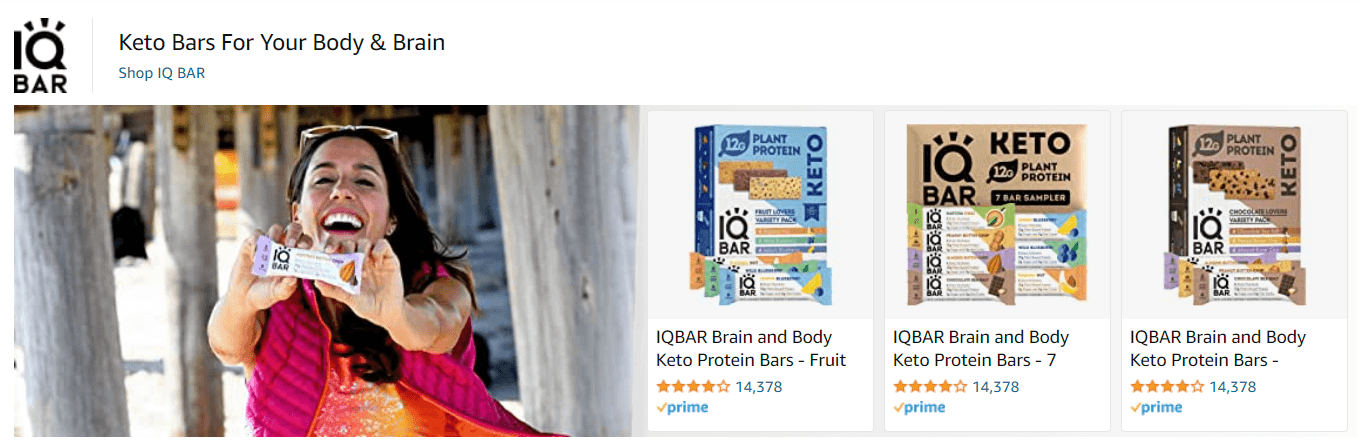 IQBar: Ad - Sponsored Brand