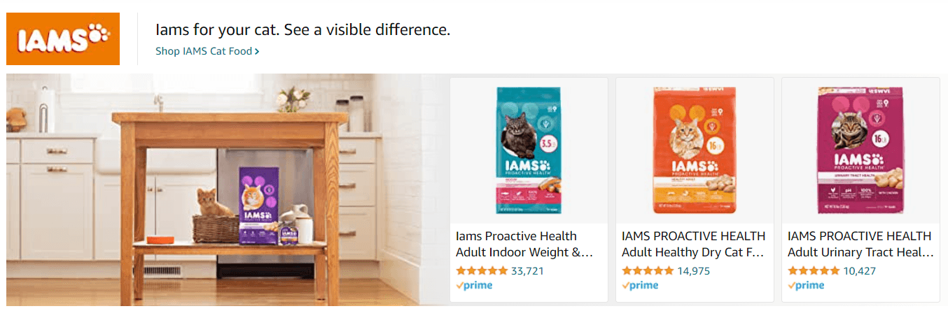 Iams: Ad - Sponsored Brand