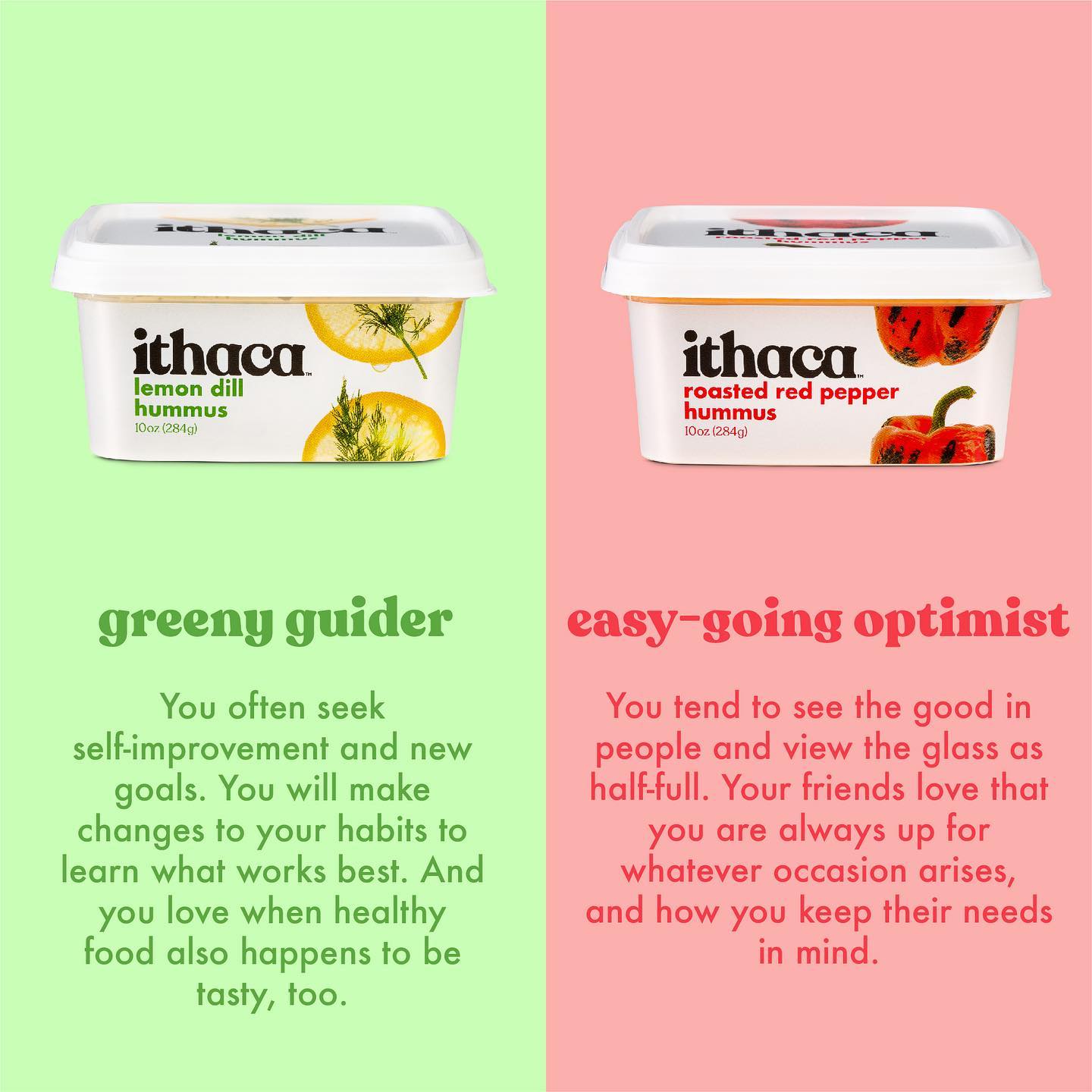Ithaca Hummus 1: Backdrops