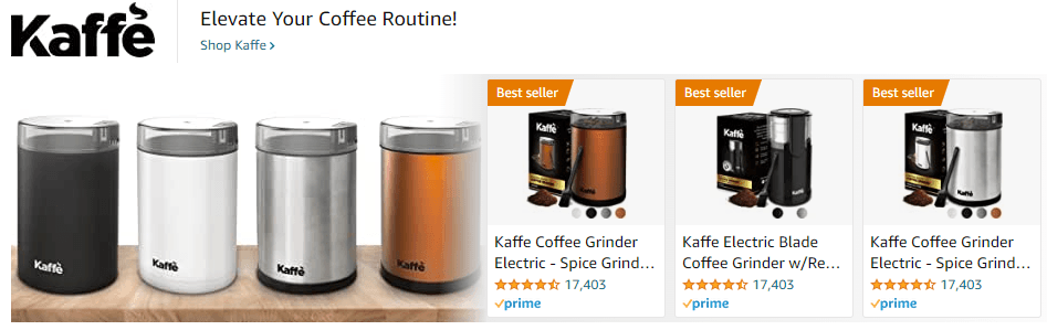 Kaffe: Ad - Sponsored Brand