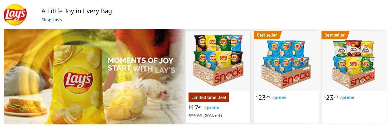 Lays: Ad - Sponsored Brand