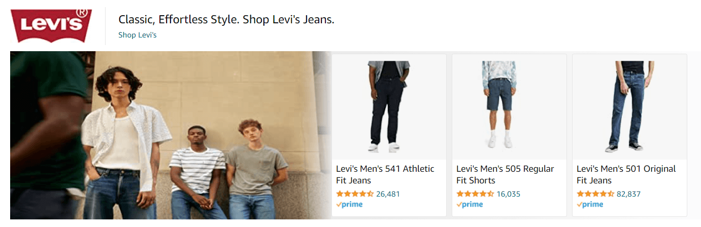 Levi's1: Ad - Sponsored Brand