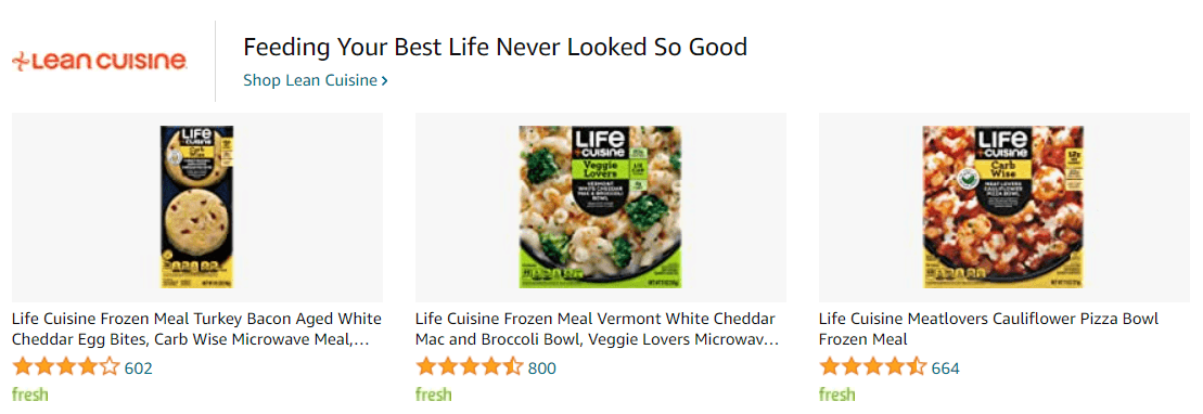LifeCuisine: Ad - Sponsored Brand