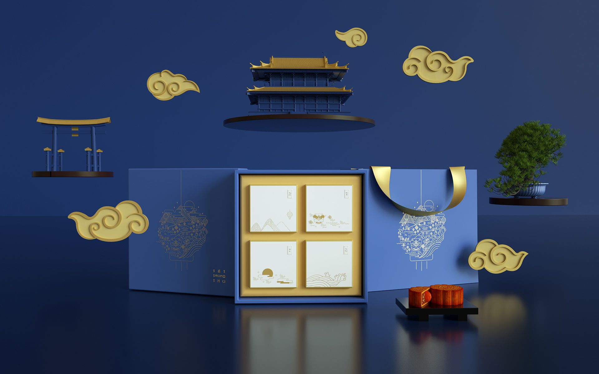 MOON CAKE 8: Backdrops