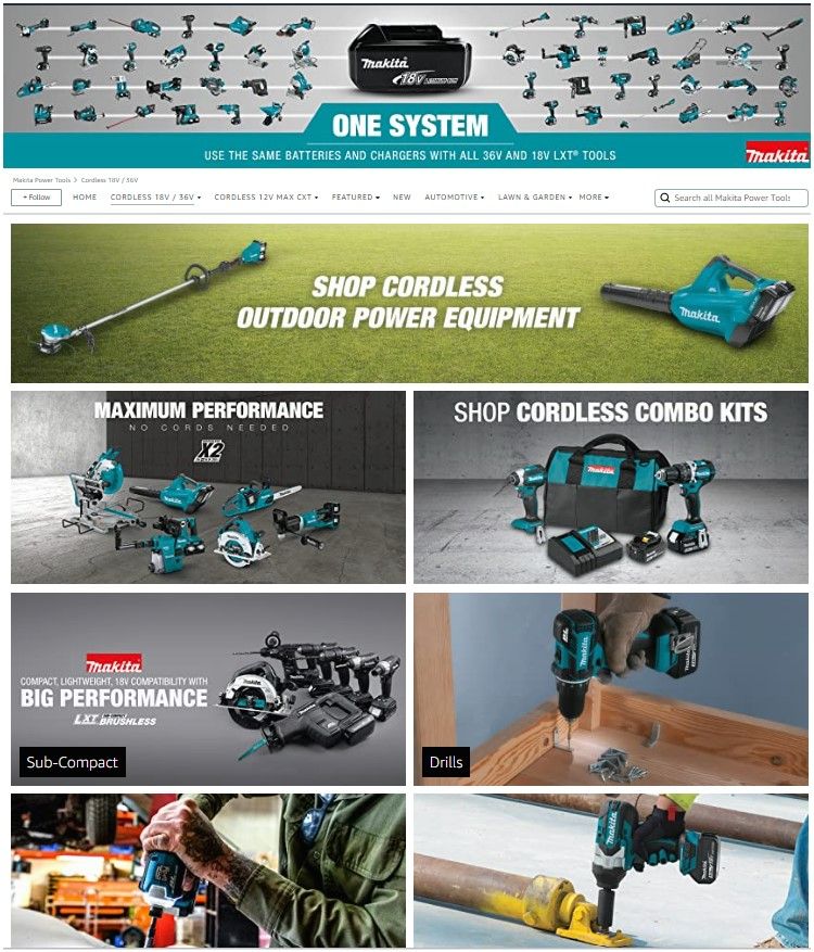 Makita SF: Storefront