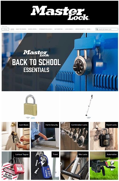 Master Lock SF: Storefront