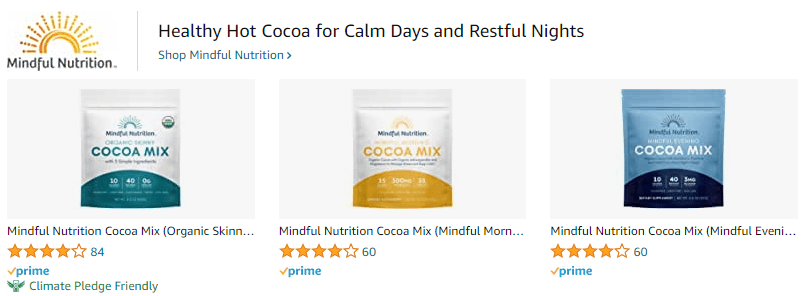 MindfulNutrition: Ad - Sponsored Brand
