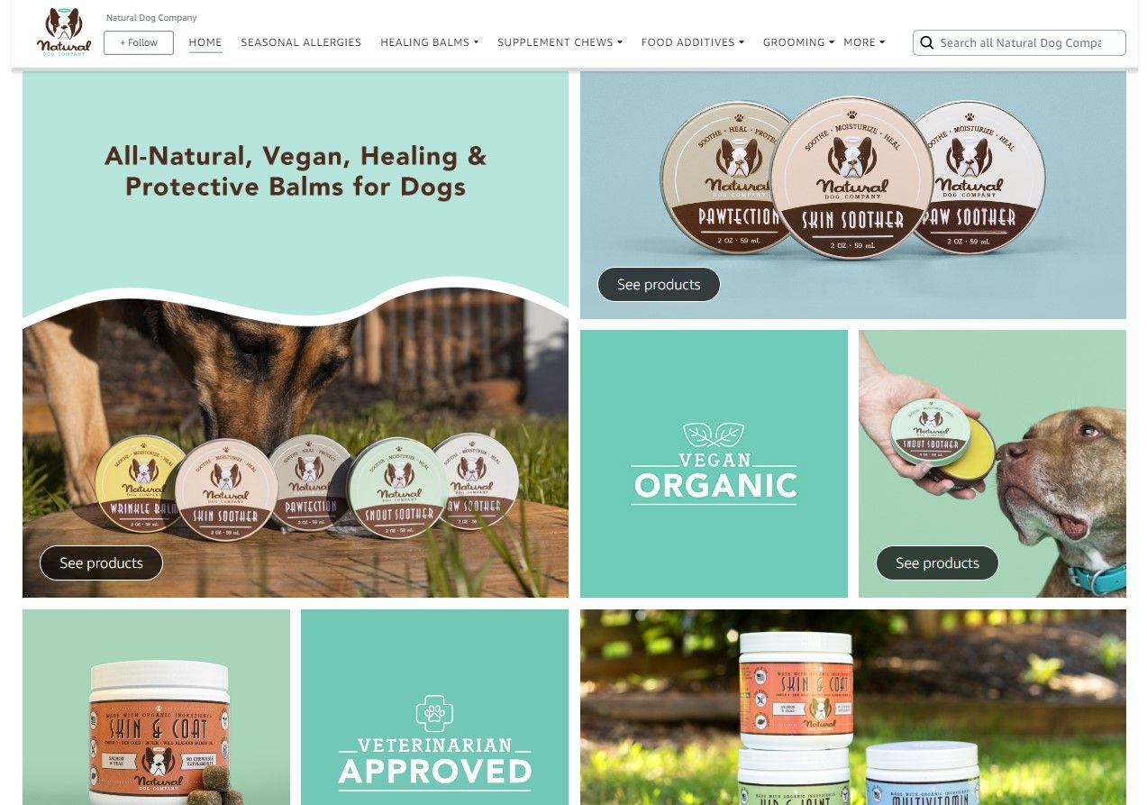 NATURAL DOG COMPANY STORE PET 2: Storefront