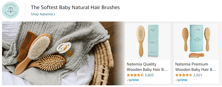 Natemia: Ad - Sponsored Brand