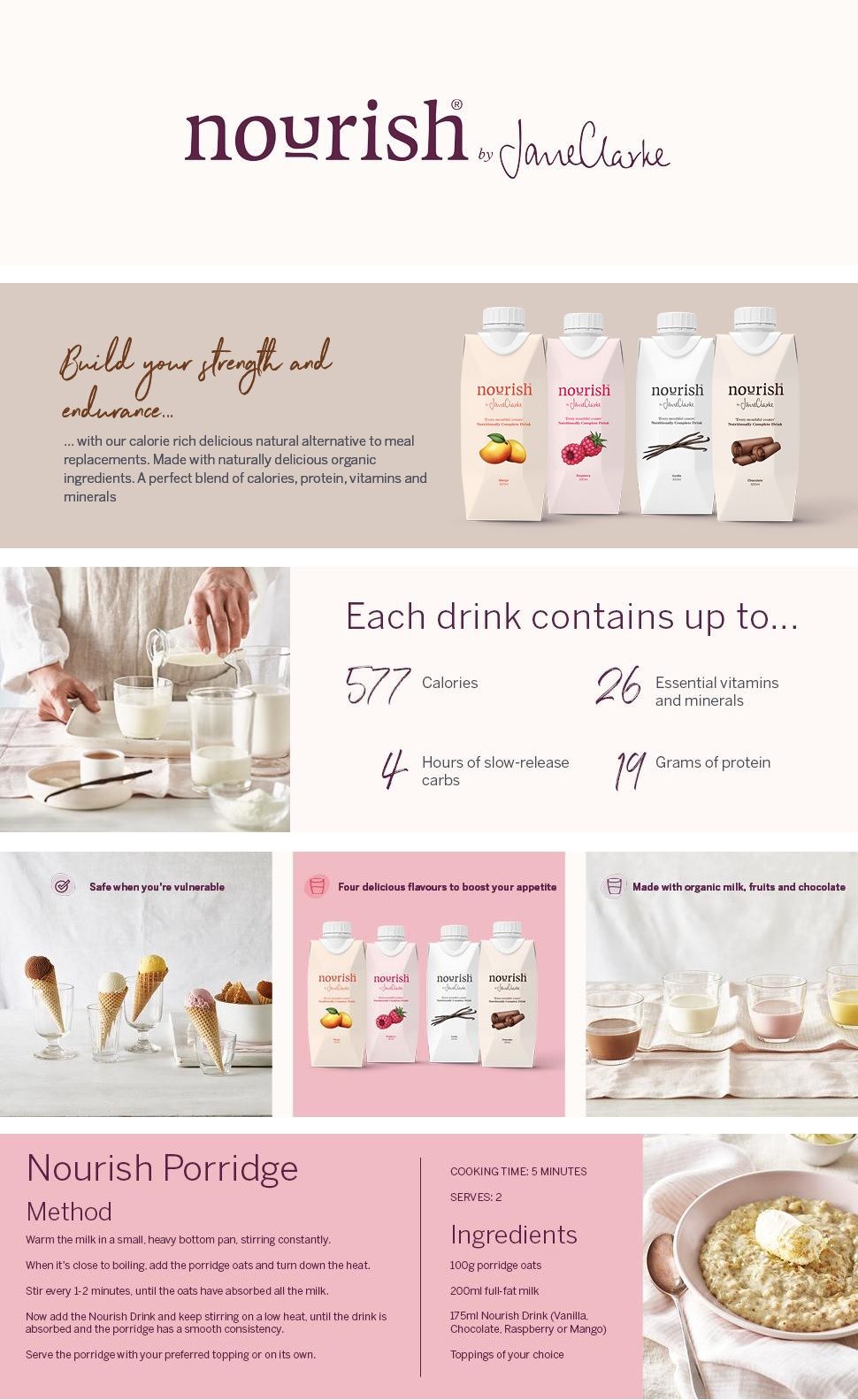 Nourish by Jane Clarke 1: A+