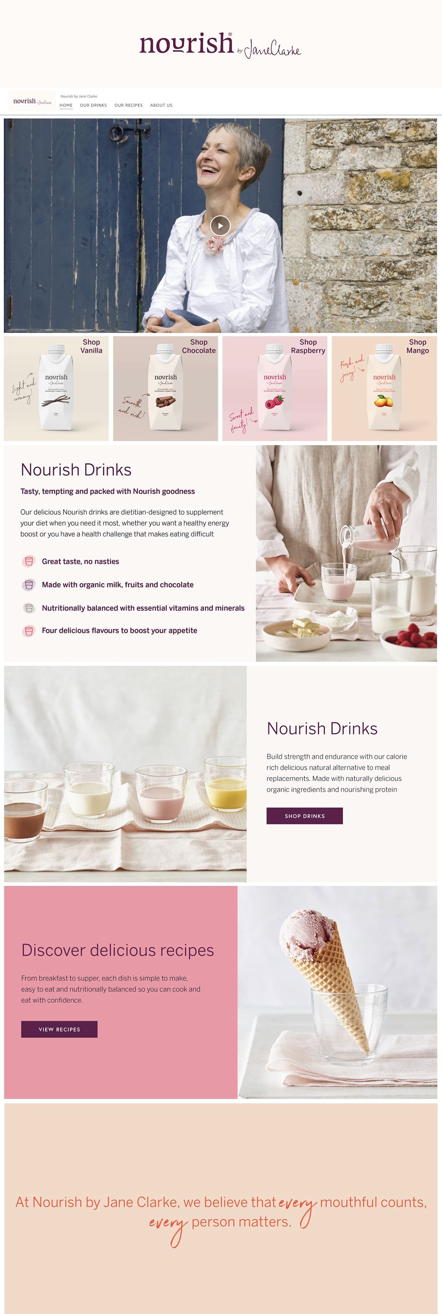 Nourish by Jane Clarke 2: Storefront