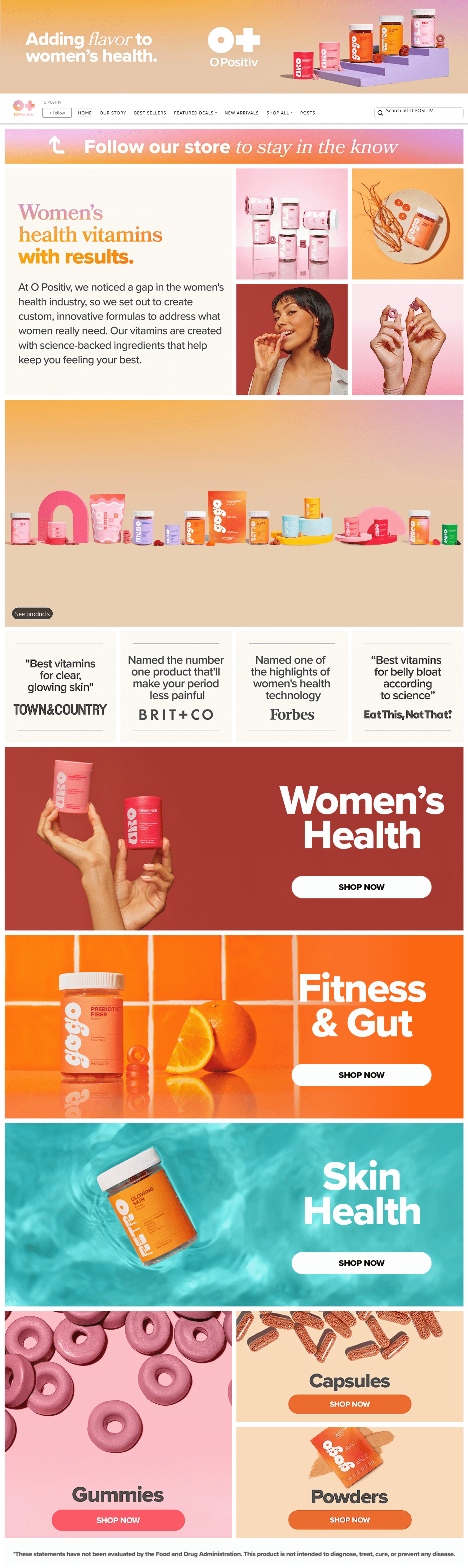 O POSITIV: Storefront
