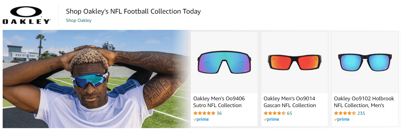 Oakley: Ad - Sponsored Brand