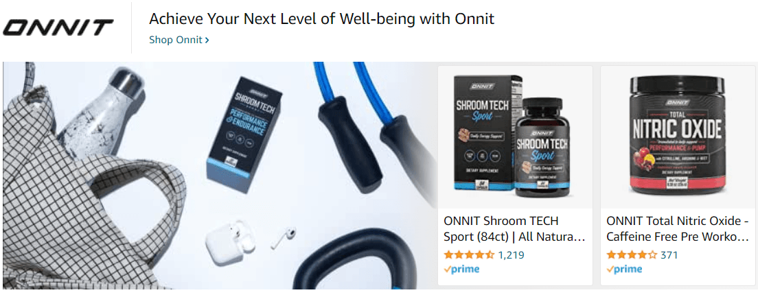 Onnit: Ad - Sponsored Brand