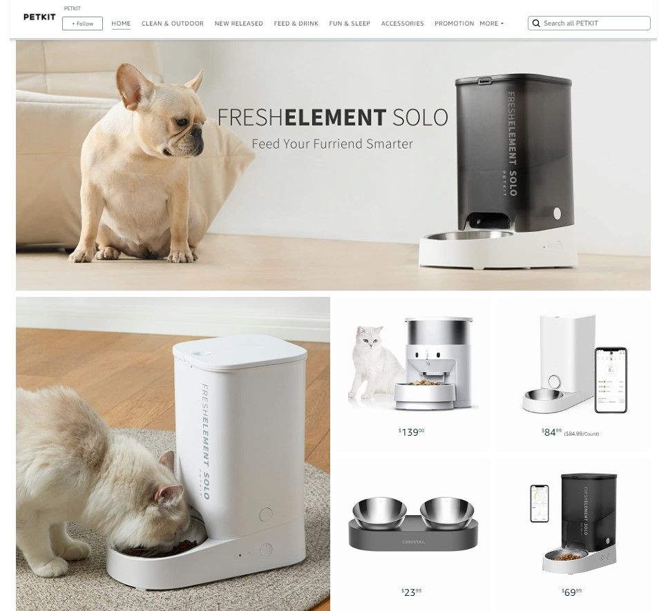 PETKIT STORE PET 2: Storefront
