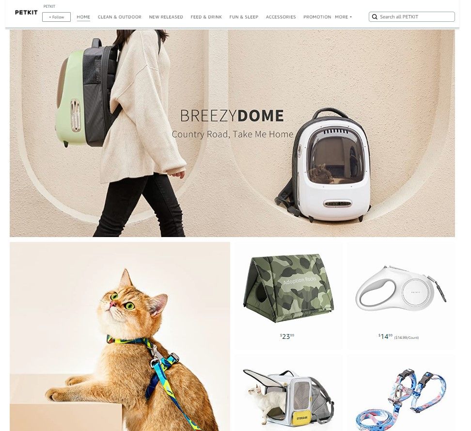PETKIT STORE PET 4: Storefront