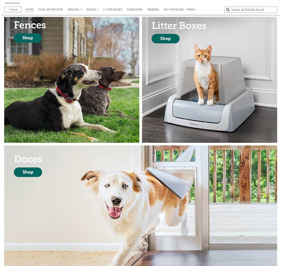 PETSAFE STORE PET 1: Storefront