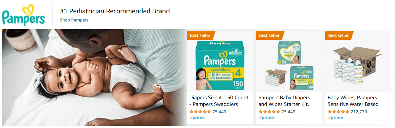 Pampers2: Ad - Sponsored Brand