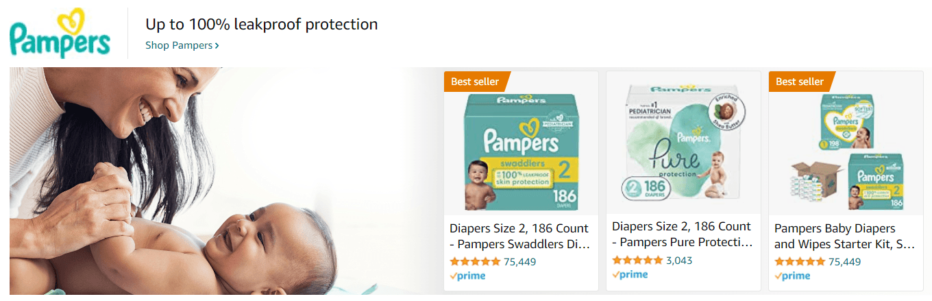 Pampers4: Ad - Sponsored Brand