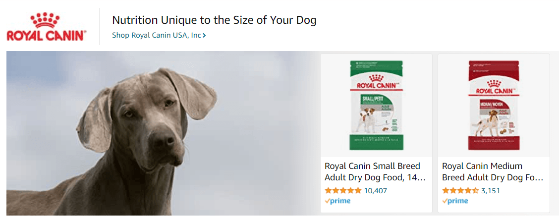 RoyalCanin: Ad - Sponsored Brand