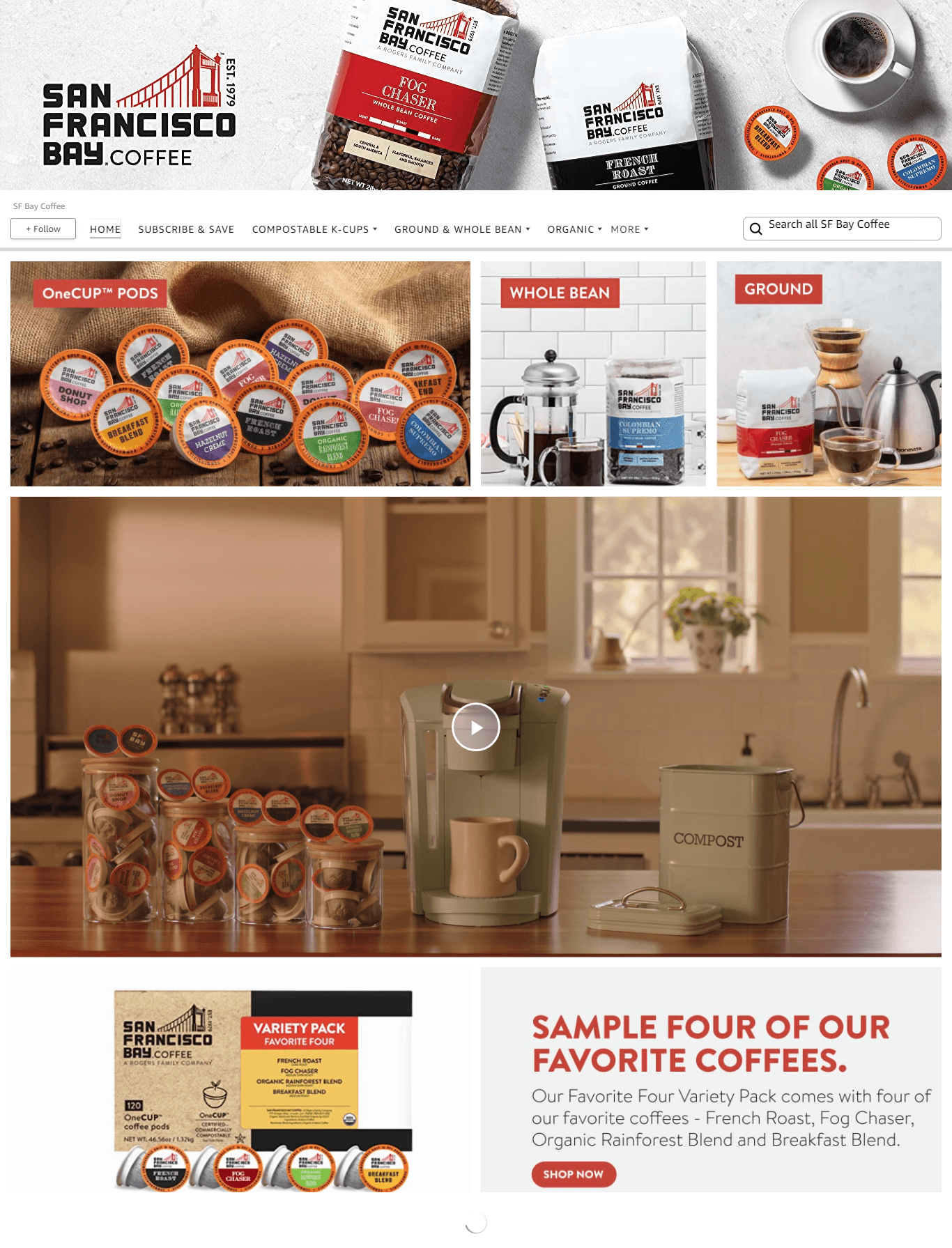 San Francisco Bay Coffee: Storefront