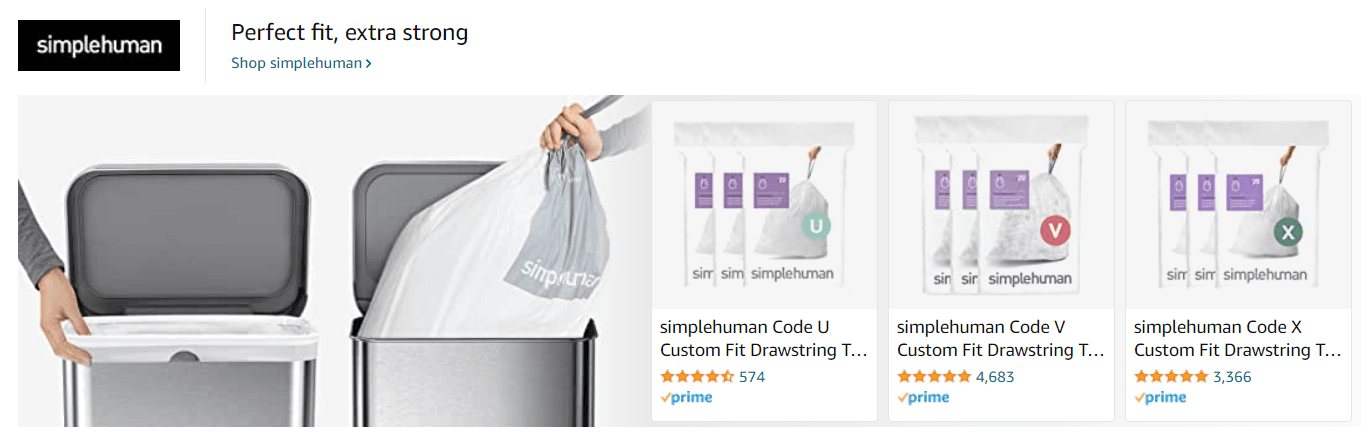 SimpleHuman: Ad - Sponsored Brand