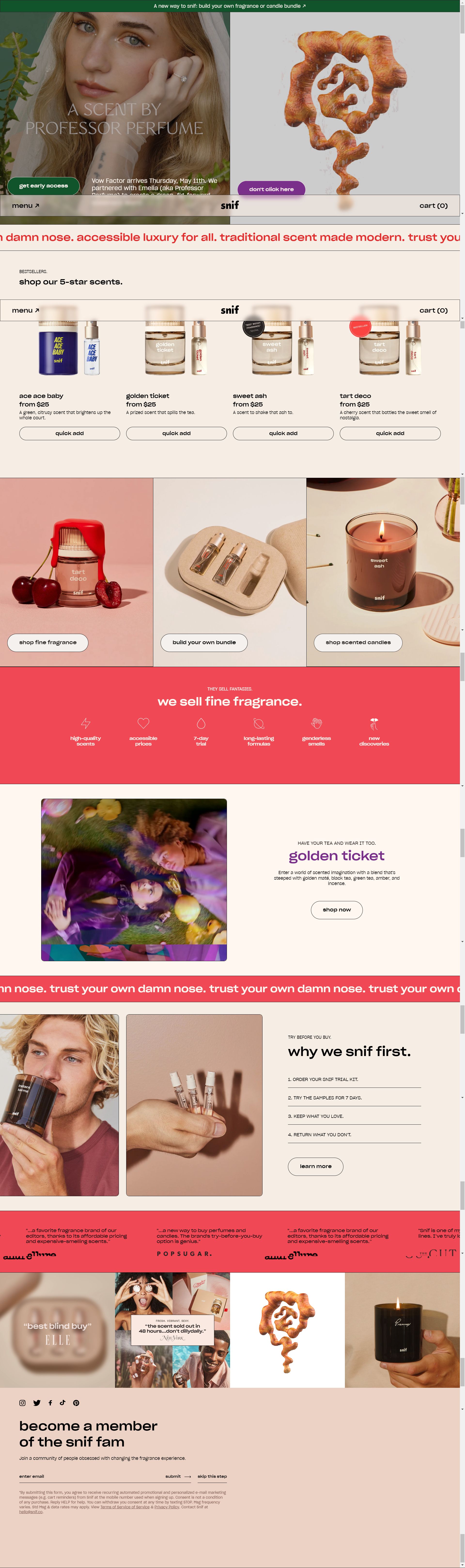 Snif Co: Amazon listing image
