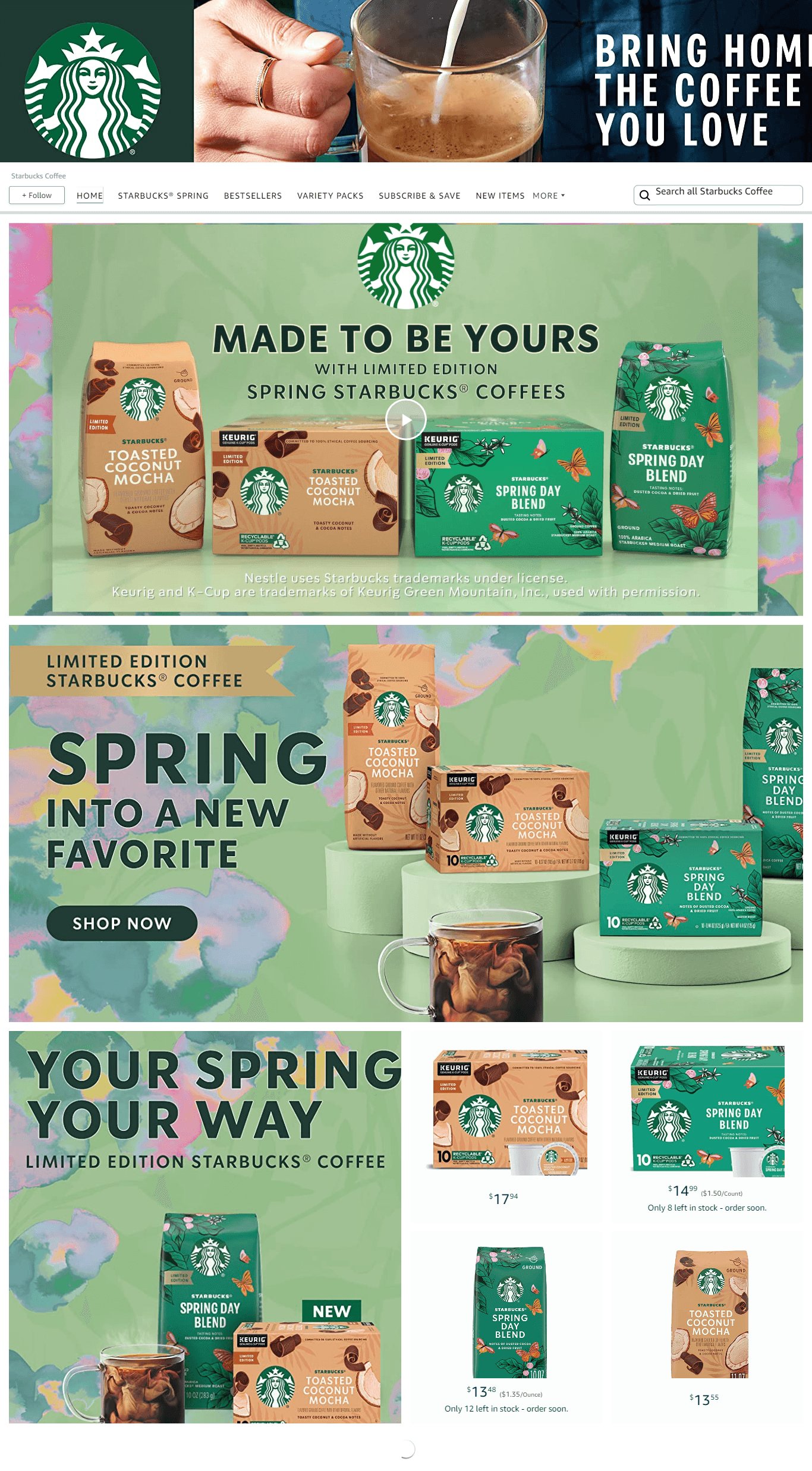 Starbucks Coffee: Storefront