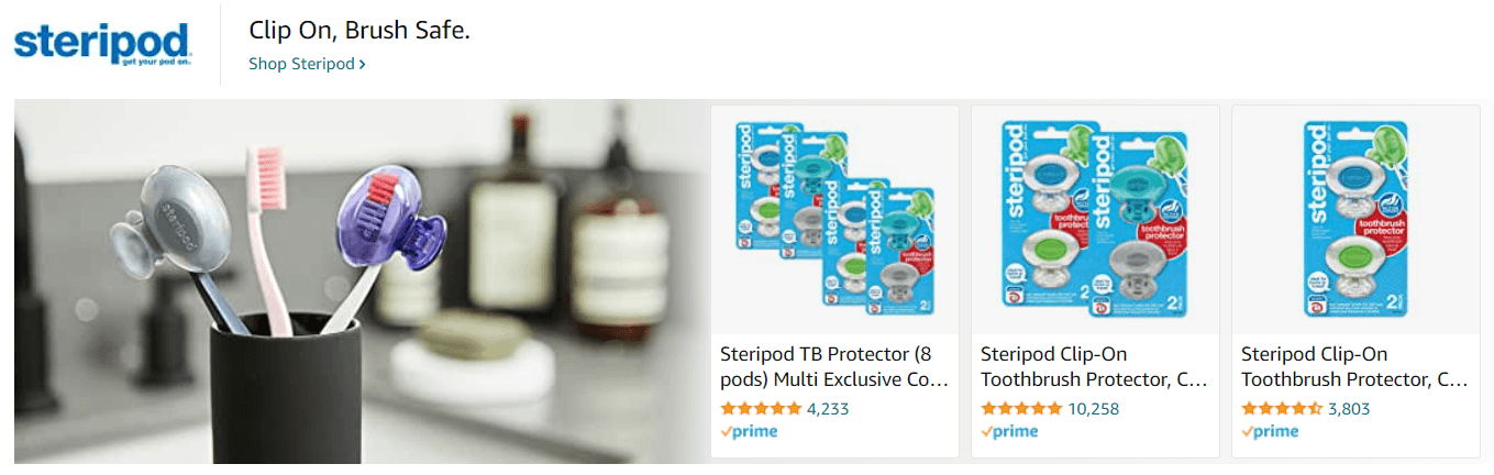 Steripod: Ad - Sponsored Brand