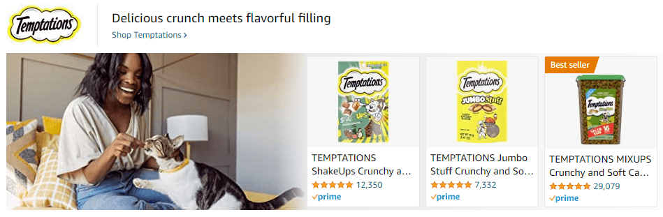 Temptations: Ad - Sponsored Brand