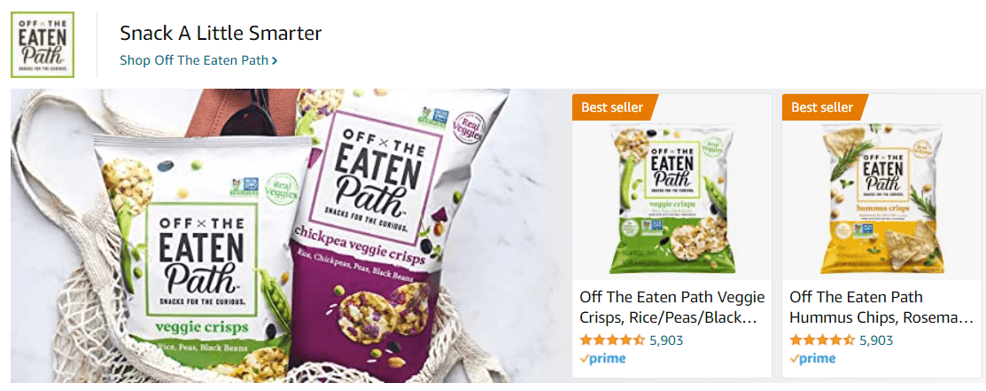 TheEatenPath: Ad - Sponsored Brand