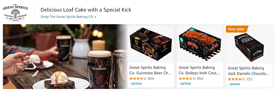 TheGreatSpiritsBakingCo: Ad - Sponsored Brand