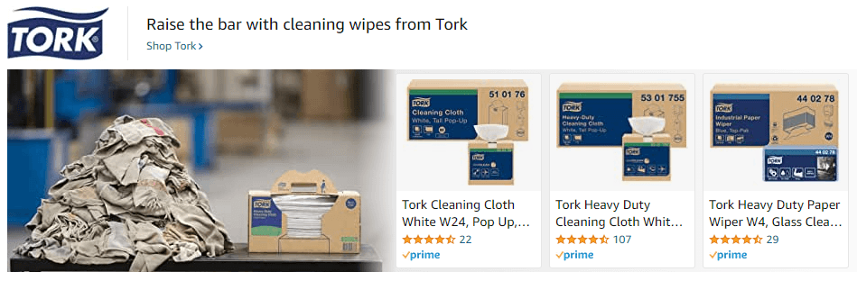 Tork: Ad - Sponsored Brand