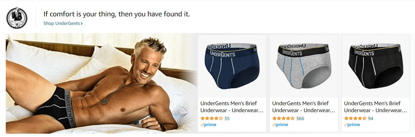 UnderGents: Ad - Sponsored Brand