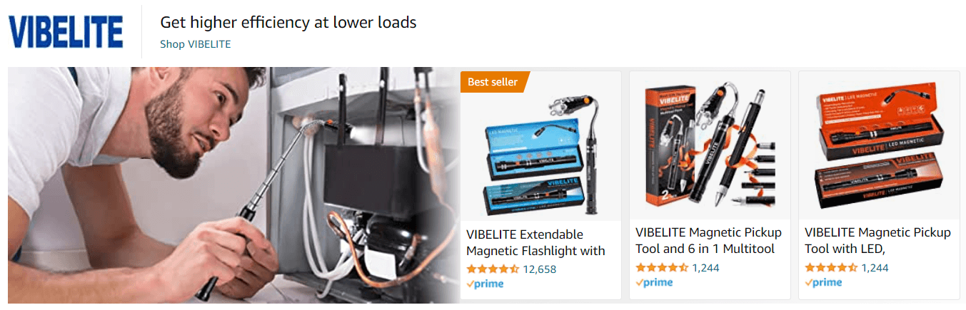 Vibelite: Ad - Sponsored Brand