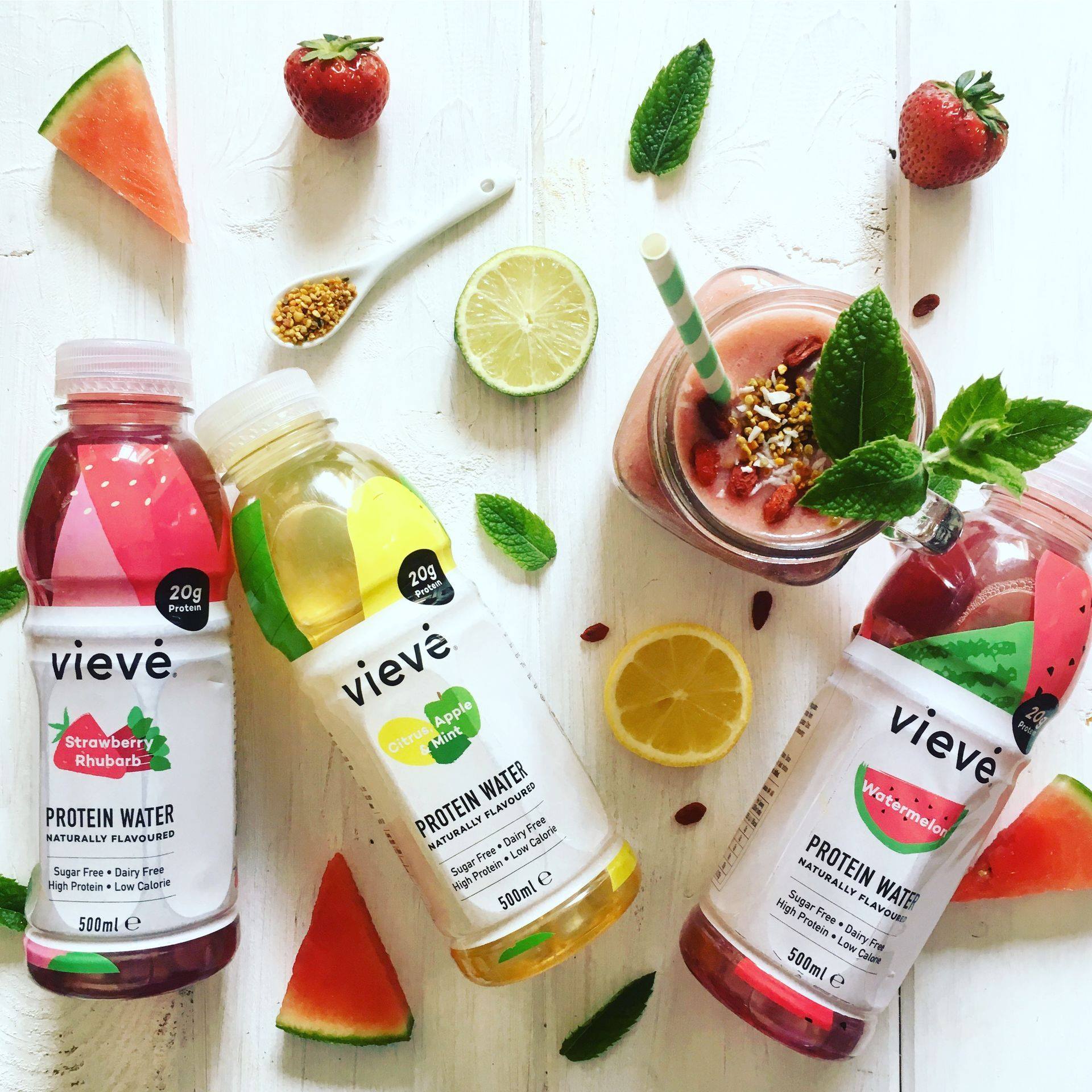 Vieve Protein Water 38: Backdrops