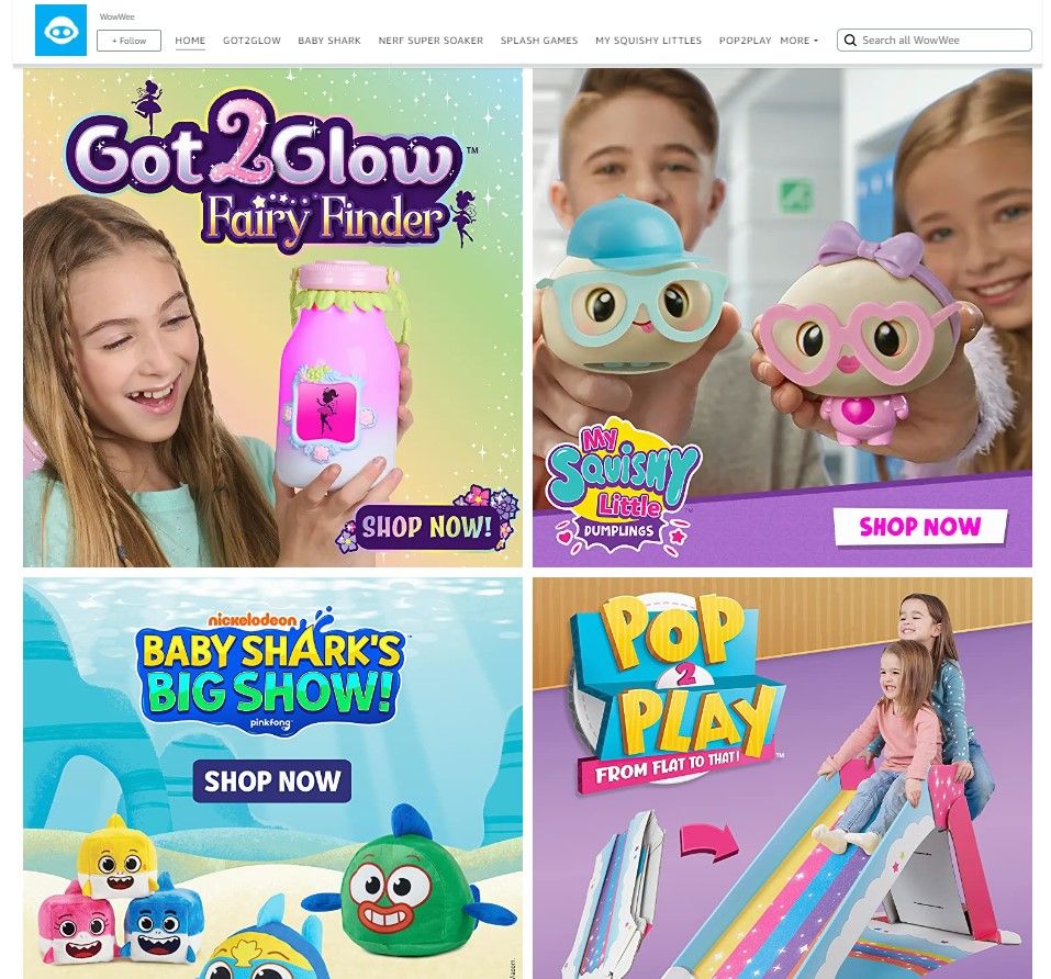 WOWWEE STORE TG 1: Storefront