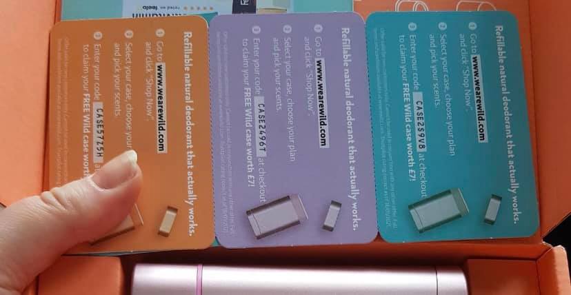 Wild Deodorant 28: Packaging