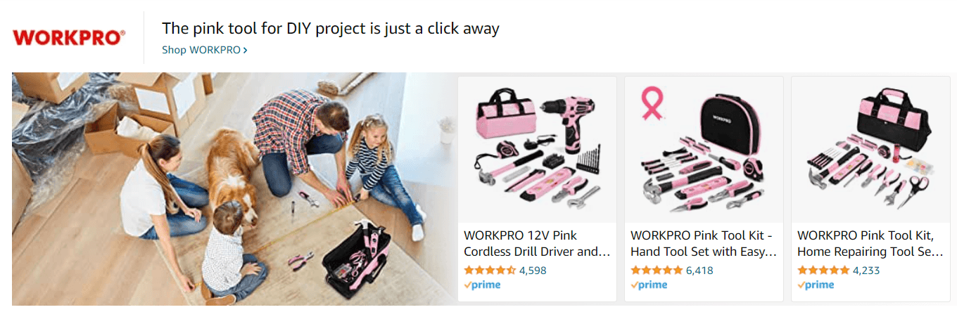 Workpro2: Ad - Sponsored Brand