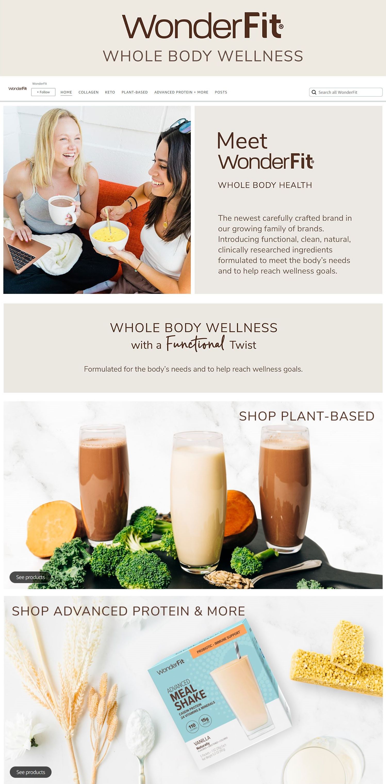 WonderFit 2: Storefront