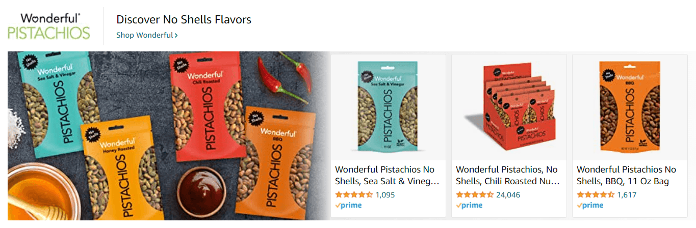 WonderfulPistachios: Ad - Sponsored Brand