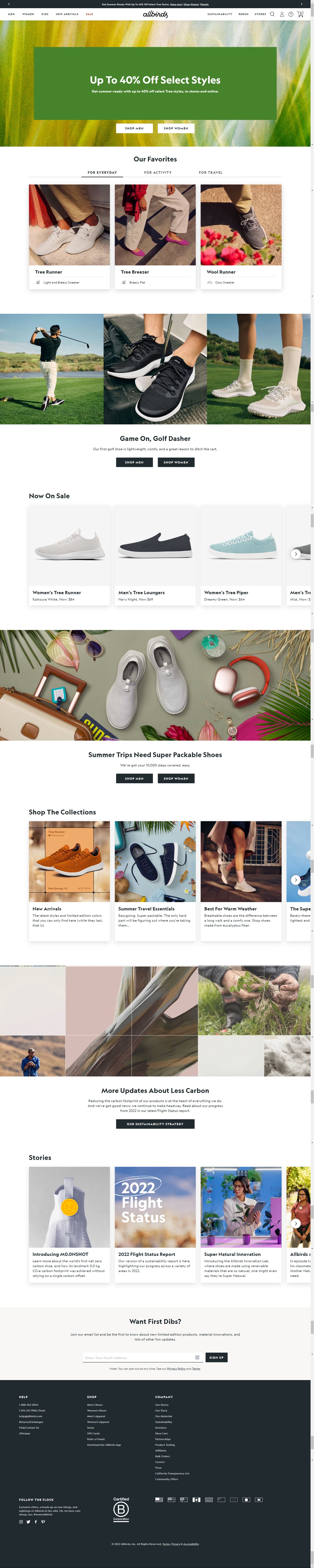 allbirds.com: Amazon listing image